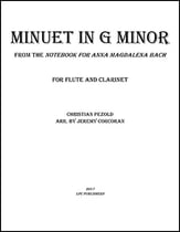 Minuet in G Minor P.O.D. cover